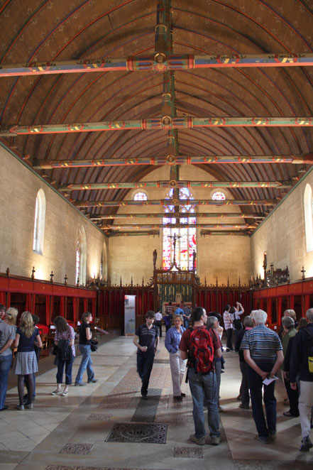 Bild: im Krankensaal von Hospiz von Beaune (Hôtel Dieu) 