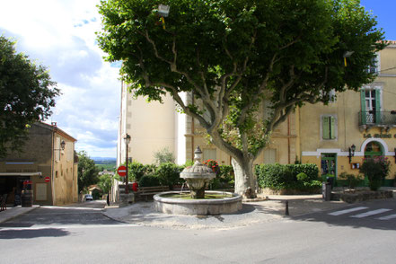 Bild: Fontaine in Châteauneuf du Pape