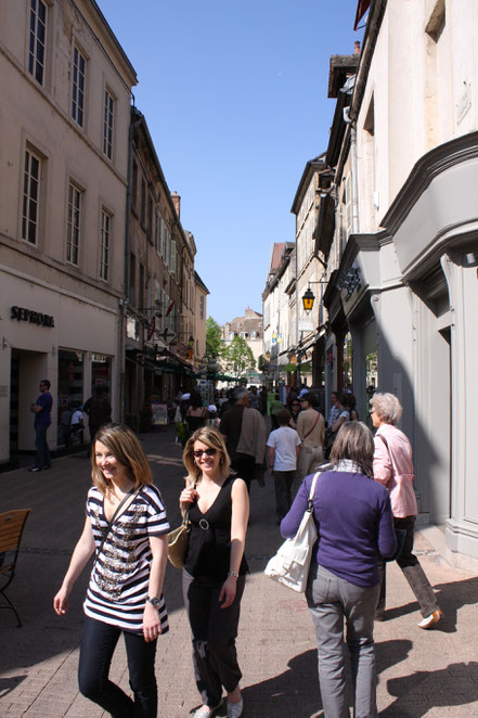 Bild: in den Straßen von Beaune