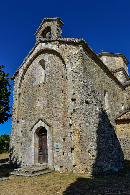 Bild: Chapelle St.-Pierre de Larnas bei Saint-Montan im Département Ardèche