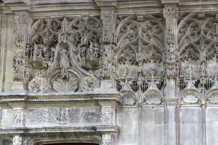 Bild: Teilansicht der Abschlusswand der Sakristei in der Église Saint-Jacques in Dieppe