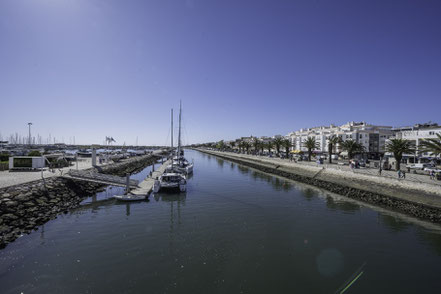 Bild: Hafen in Lagos, Portugal 