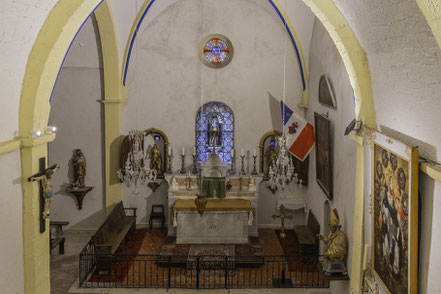 Bild: im Innern Église Saint-Martin in Trigance