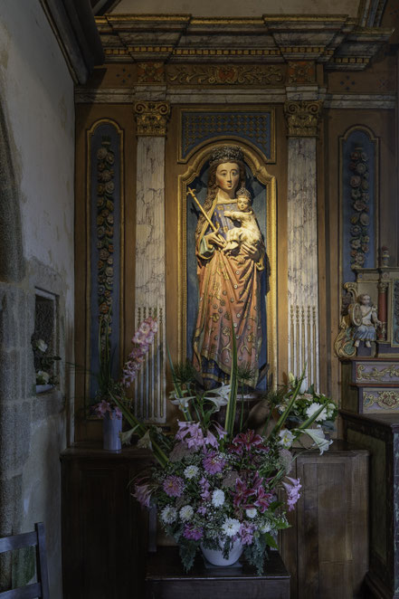 Bild: Statue von Notre-Dame de Penhors in der Chapelle Notre-Dame de Penhors 