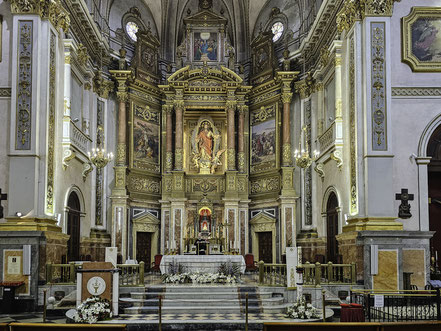 Bild: Chor der Basílica del Sagrado Corazón de Jesús in Valencia