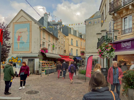 Bild: In den Sraßen von Touville-sur-mer