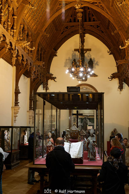 Bild: Gotischer Saal im Palais Bénédictine Fécamp - Benediktinerpalast in Fécamp