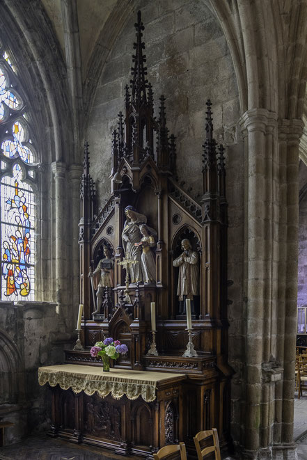 Bild: Kathedrale Saint-Tugdual in Tréguier in der Bretagne 