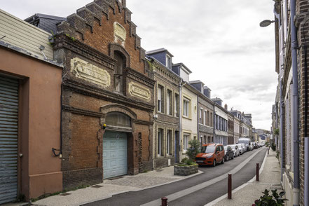 Bild: altes Handelshaus in der Rue Theagene Boufart in Fécamp