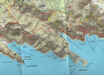 Bild: Wanderung Calanque Morgiou zur Calanque Sugiton über Col de Sugiton zurück zur Morgiou  