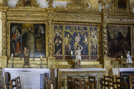 Bild: Im Innern der Église Saint-Nicolas in Bargème 