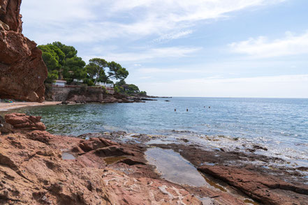 Bild: Plage de la Grande Vieille, Saint-Raphael, Massif de l`Estérel