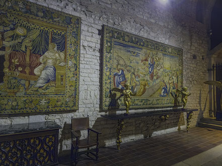 Bild: Wandteppiche in der Kapelle der Hoffnung in der Catedral Santa Maria de Girona