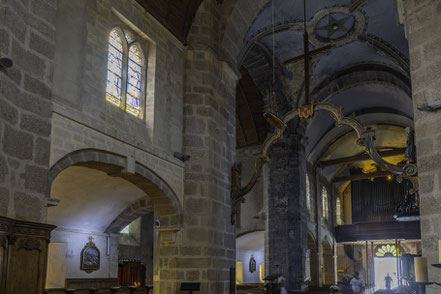 Bild: Das Innere der Église Saint-Nicolas in Barfleur