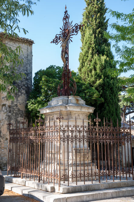 Bild: Pfarr-Kirche, St.-Nazaire et St.-Celse in Mazan, Vaucluse in der Provence 