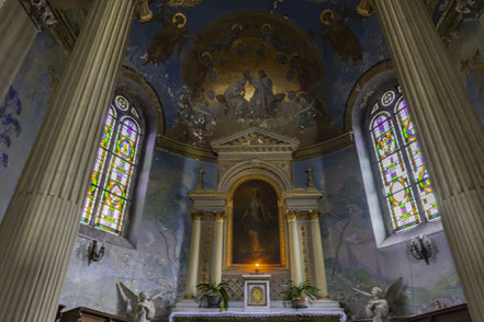 Bild: Das Innere der Église Notre-Dame-des-Victoires in Troville-sur-Mer