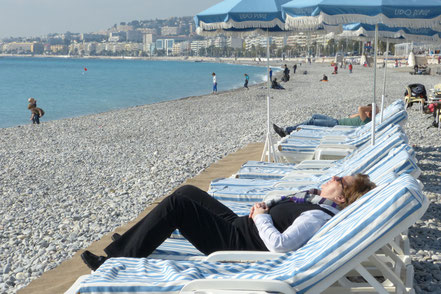 Bild: Sonne genießen im Februar an der Côte d´Azur