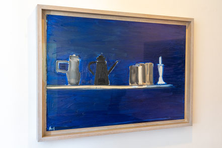 Bild: Regal in blau von Nicolas de Stael im Musée Picasso in Antibes