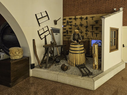 Bild: Im Museum des Weingut Torres in Vilafranca del Penedès 