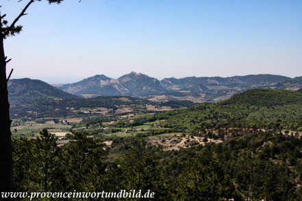 Bild: Ausblick bei der Auffahrt zum Mont Ventoux