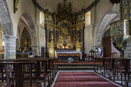 Bild: Im Innern der Église Notre-Dame d´Arreau in Arreau