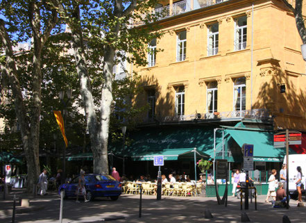 Bild: Cours Mirabeau in Aix-en-Provence 