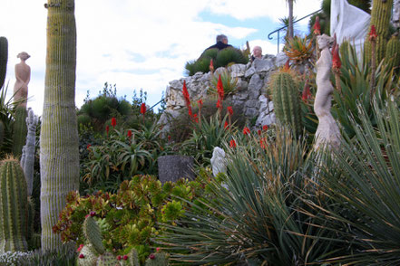 Bild: Exotischer Garten in Èze, (Jardin exotique