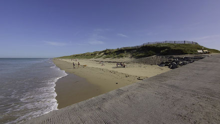 Bild: Wohnmobilreise Normandie, hier Strand bei Gouville-sur-Mer