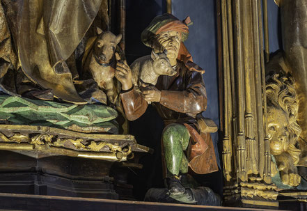Bild: Isenheimer Altar im Musée Unterlinden in Colmar im Elsass, Frankreich 