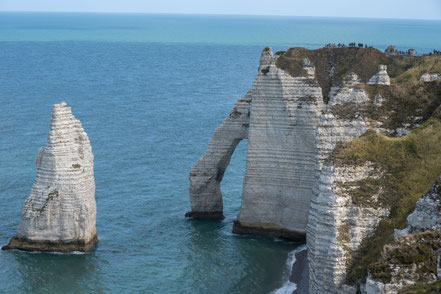 Bild: Wohnmobilreise Normandie, hier Étretat