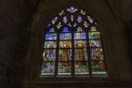 Bild: Buntglasfenster in der Église Saint-Rémy in Dieppe, Normandie