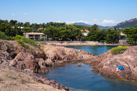 Bild: Tiki Plage in Saint-Raphael, Massif de l´Estérel