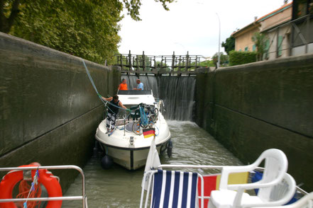 Bild: Hausboot-Tour auf dem Canal du Rhône a Sète und Étang de Thau in den Canal du Midi 