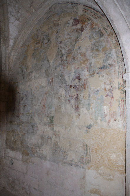 Bild: Fresken in der Abbaye de St-Hiliare bei Ménerbes