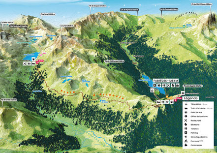 Bild: Plan für Train d´Artouste