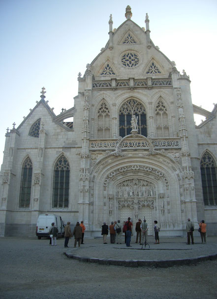 Bild: Portal der Monastère de Brou in Bourg-en-Bresse, Frankreich