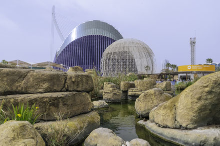 Bild: Ágora im Innern des Ciutat de les Arts i les Ciències in Valencia