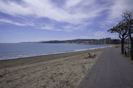 Bild: Der Hauptstrand die Platja Gran in Palamós