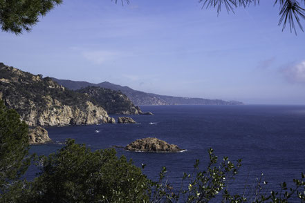 Bild: Aussicht vom Leuchtturm von Tossa am Cap de Tossa