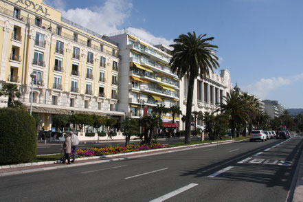 Bild: Promenade des Anglais in Nice (Nizza)