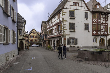 Bild: Eguisheim im Elsass in Frankreich 