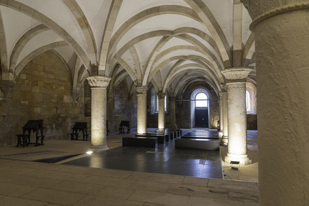 Bild: Der Saal der Mönche in der Mosteiro de Santa Maria de Alcobaça