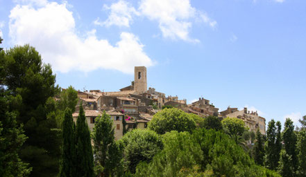 Bild: Blick auf St.-Paul de Vence