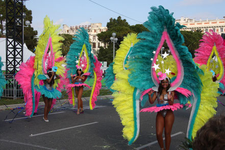 Bild: Blumencorso beim Karneval in Nice (Nizza)