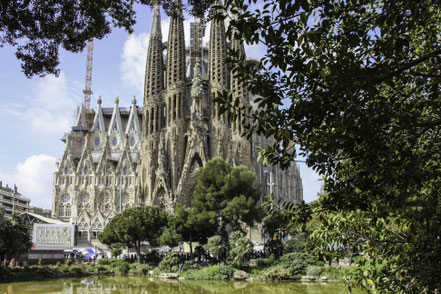 Bild: Barcelonas La Sagrada Familia, ein Gaudikunstwerk