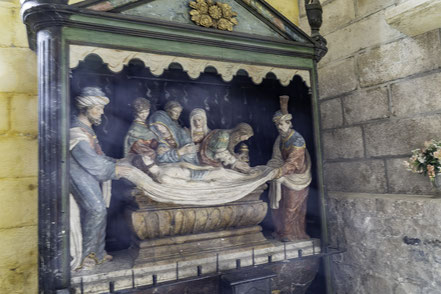 Bild: Grablegungsszene in der Église Saint-Martin in Veules-les-Roses