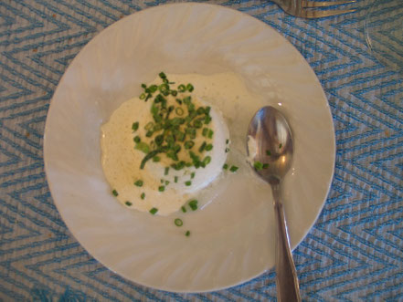 Bild: Fromage blanc à la Crème in der Bresse, Frankreich