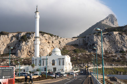 Bild: Ibrahim-al-Ibrahim-Moschee in Gibraltar