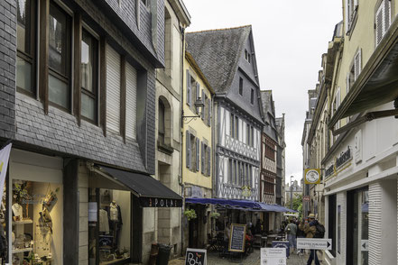 Bild: in der Altstadt von Quimper 