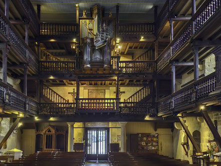 Bild: Blick in das Innere der Église N. D. de l´Assomption in Ascain
